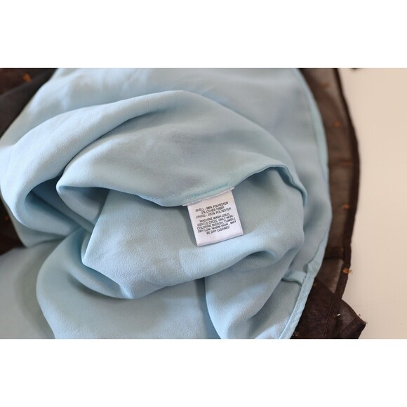 Monograph Y2K Style Snake Print Halter Ombre Sheer Top Glitter Mob Wife Size 2 - Picture 11 of 11